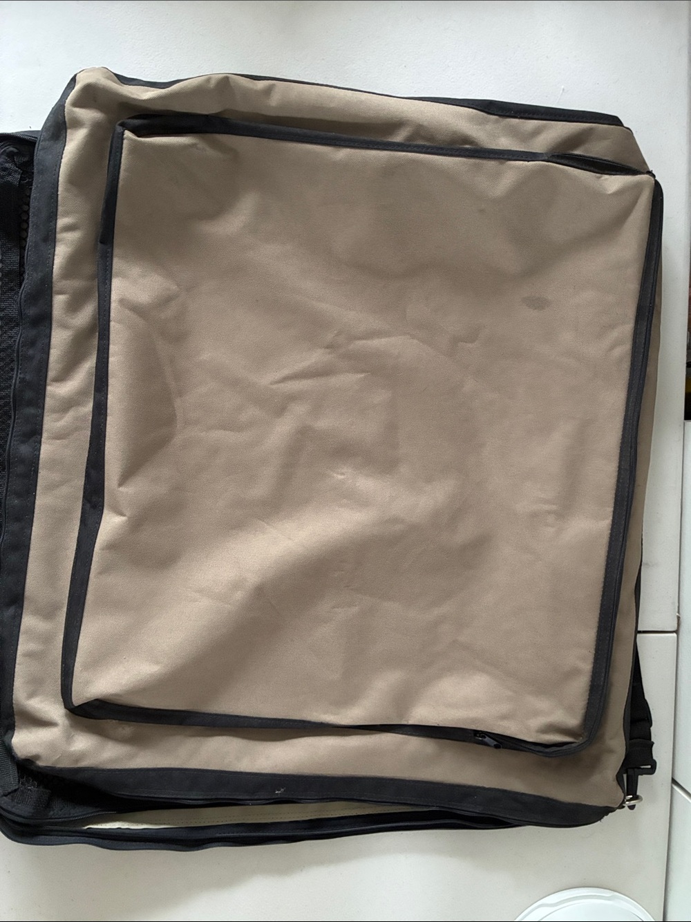 Saddle Pad Carry-all! Tan Canvas Travel Shoulder Bag